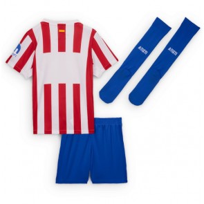 Atletico Madrid Hjemmebanetrøje Børn 2025-26 Kortærmet (+ Korte bukser)